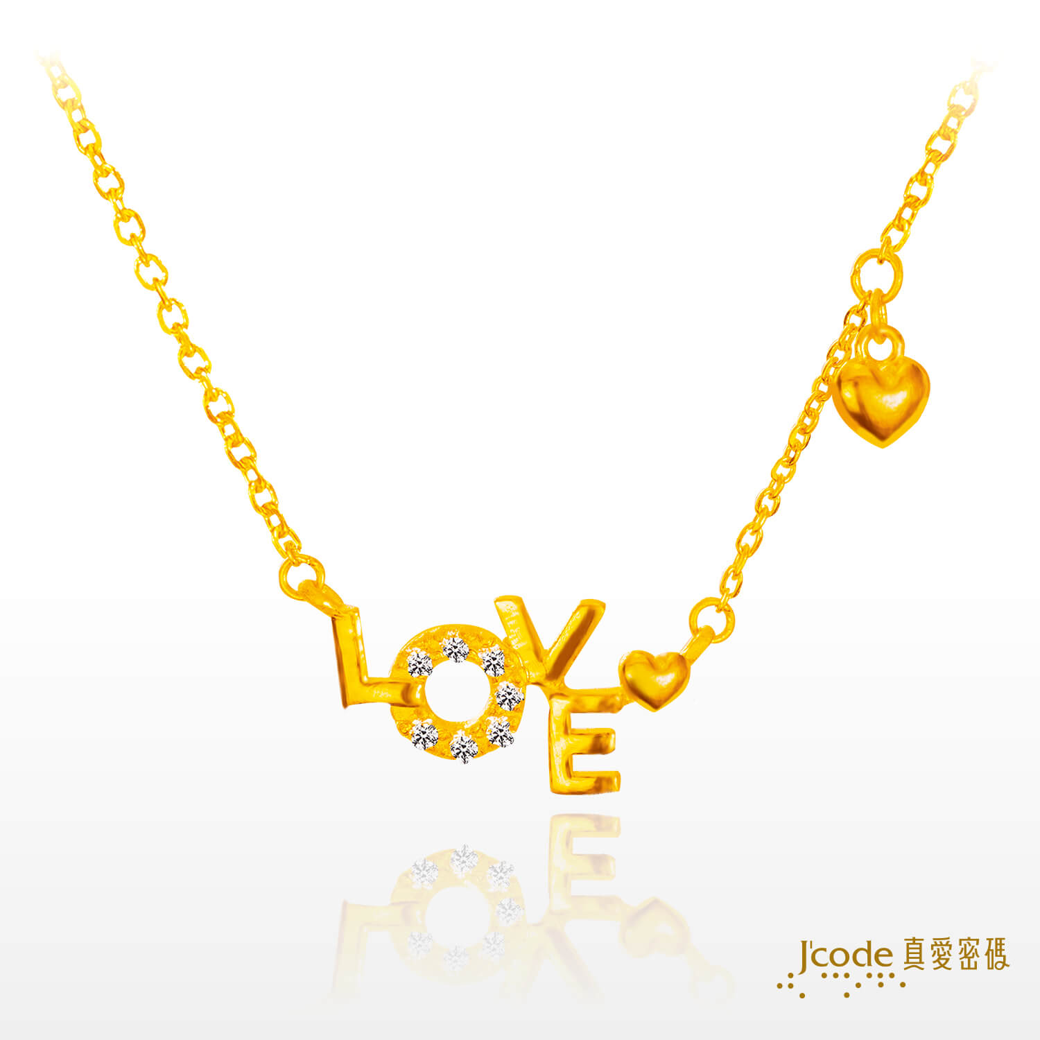 LOVE - 黃金項鍊