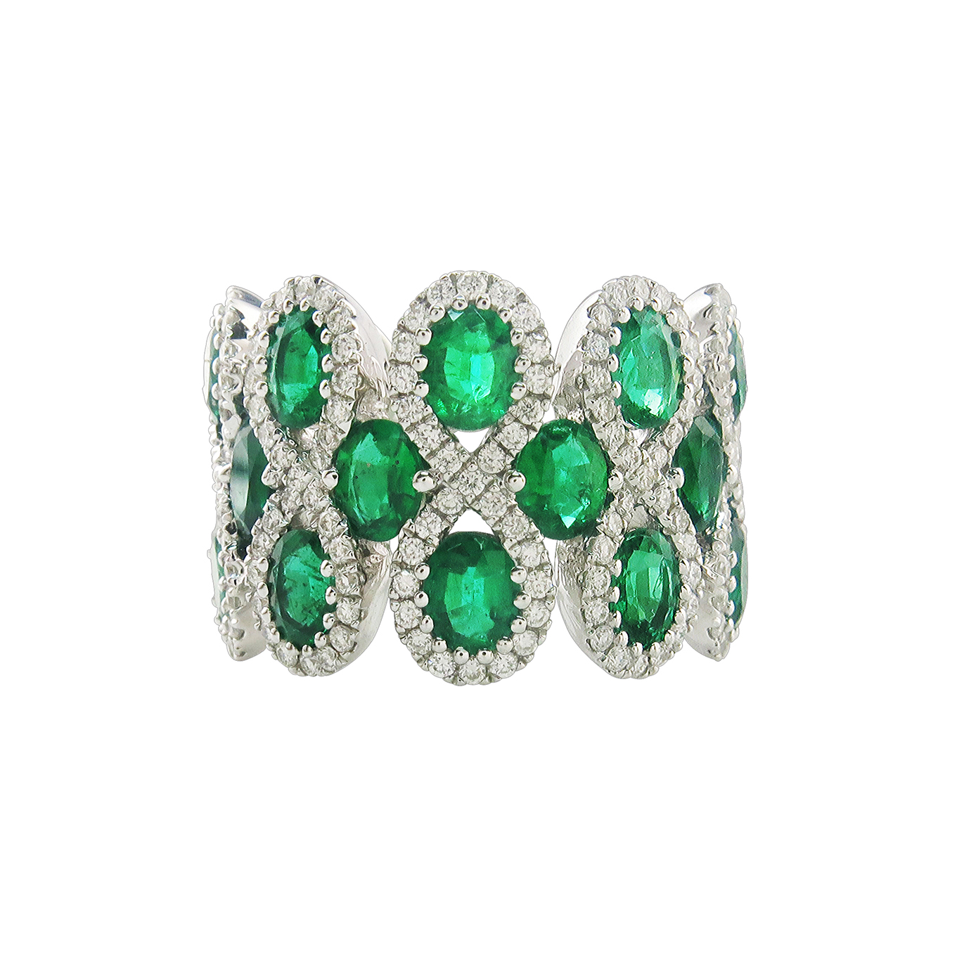 貴族 祖母綠鑽石戒指