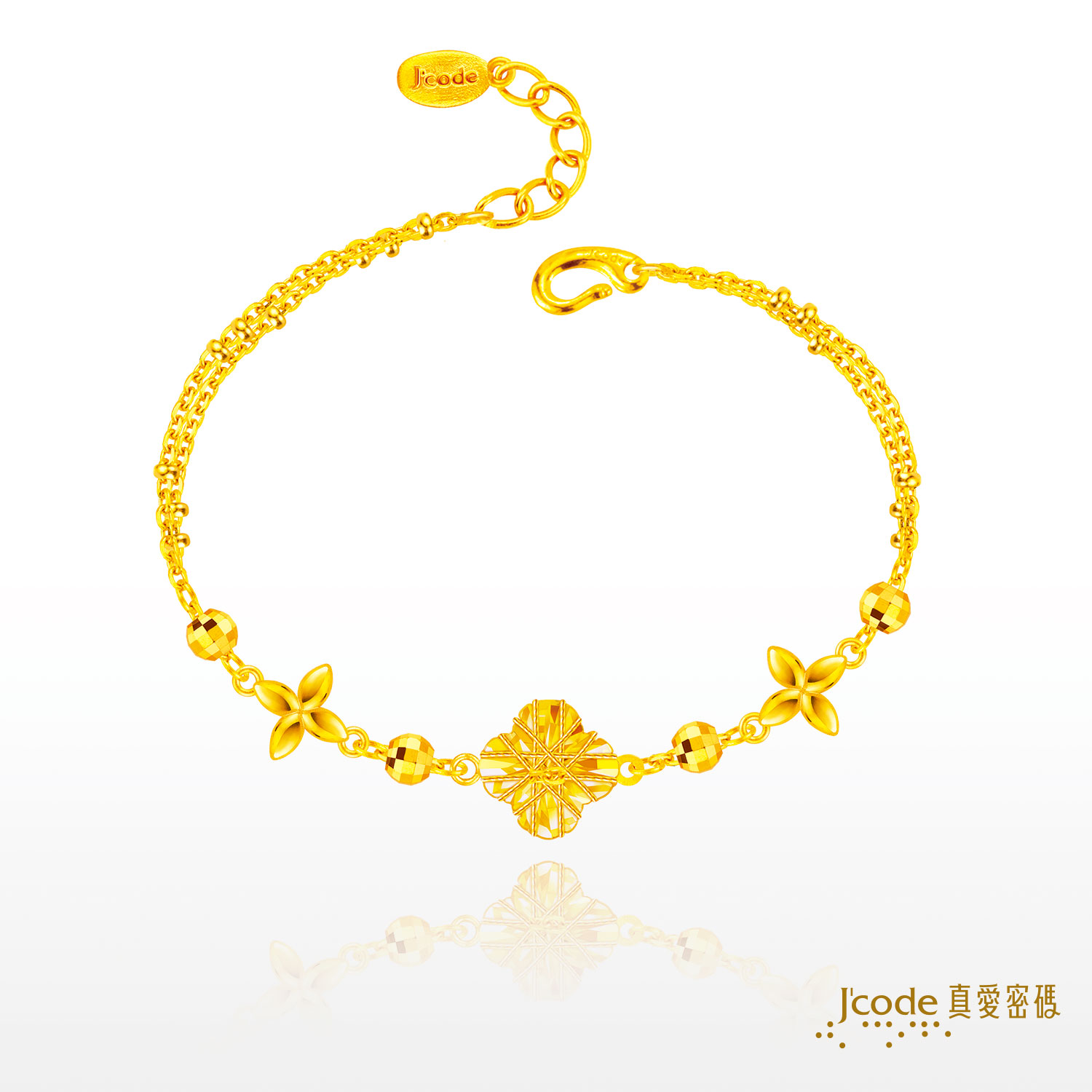閃耀幸福 ( 金絲 )-黃金手鍊